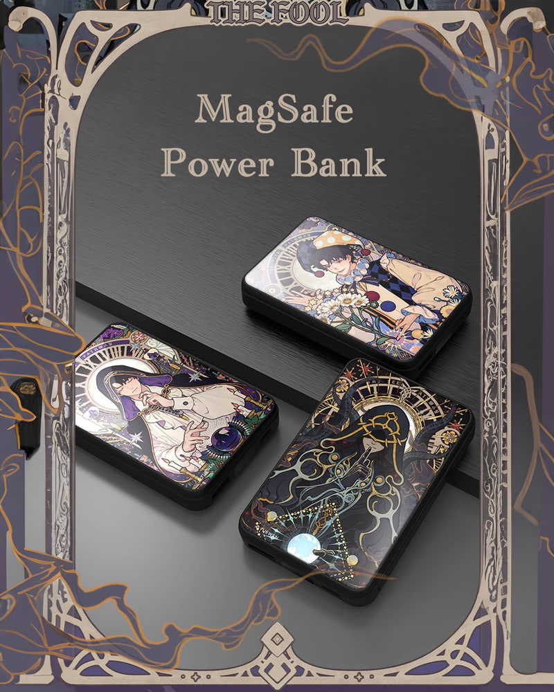 10,000mAh MagSafe Power Bank with Stylish Zodiac Design