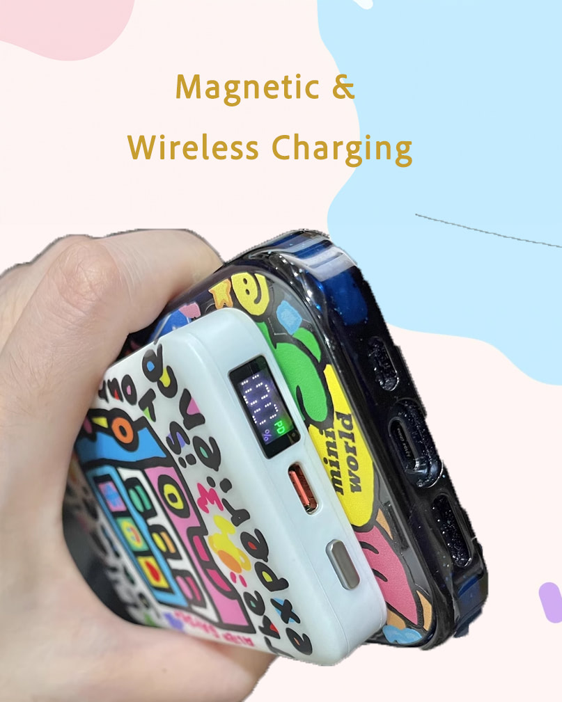 Artist Collaboration 10,000mAh Wireless Magnetic Power Bank