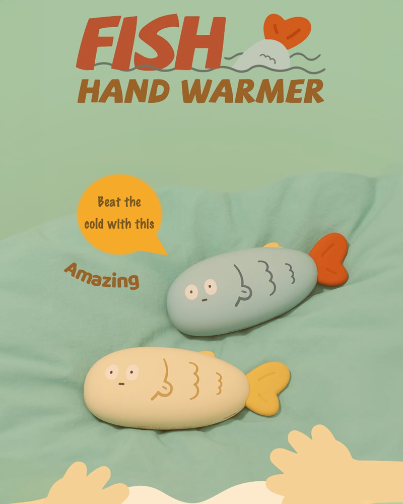 Lazy Fish Hand Warmer & Power Bank