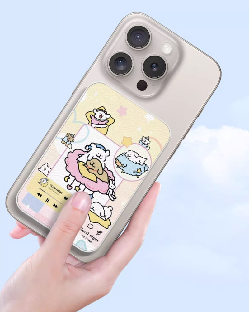 Magnetic Power Bank with Cute Dog Design 10000mAh