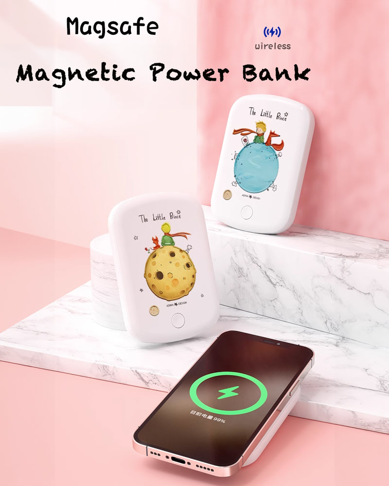 The Little Prince Magnetic Power Bank – 10000mAh, Fast Charging