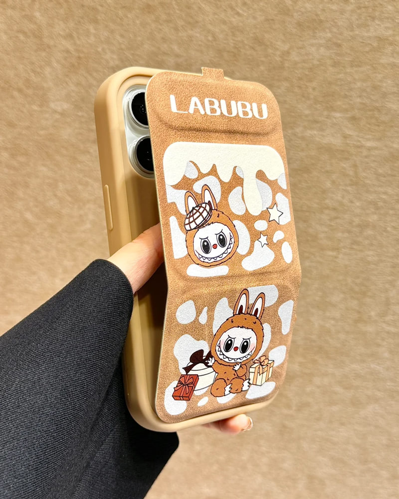 Trendy Labubu Y2K Magnetic Flip iPhone Case – Perfect Gift for Girls