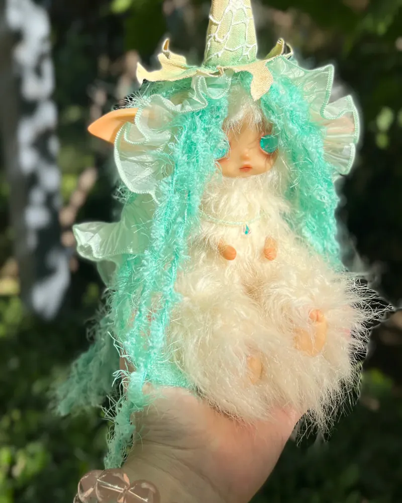 Handcrafted Forest Wizard Art Toy Gift