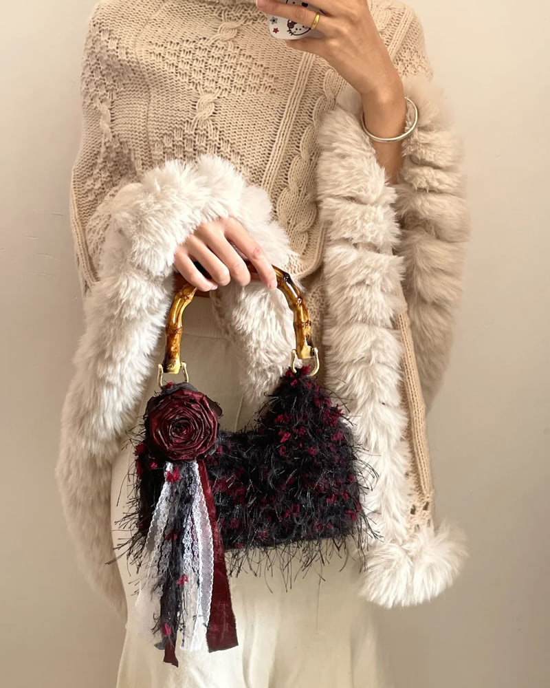 Trendy Retro Boho Tassel Handbag