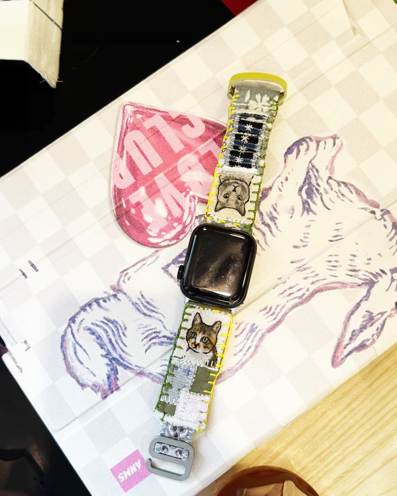 Unisex Handmade iWatch Band – Animal Head Custom Design